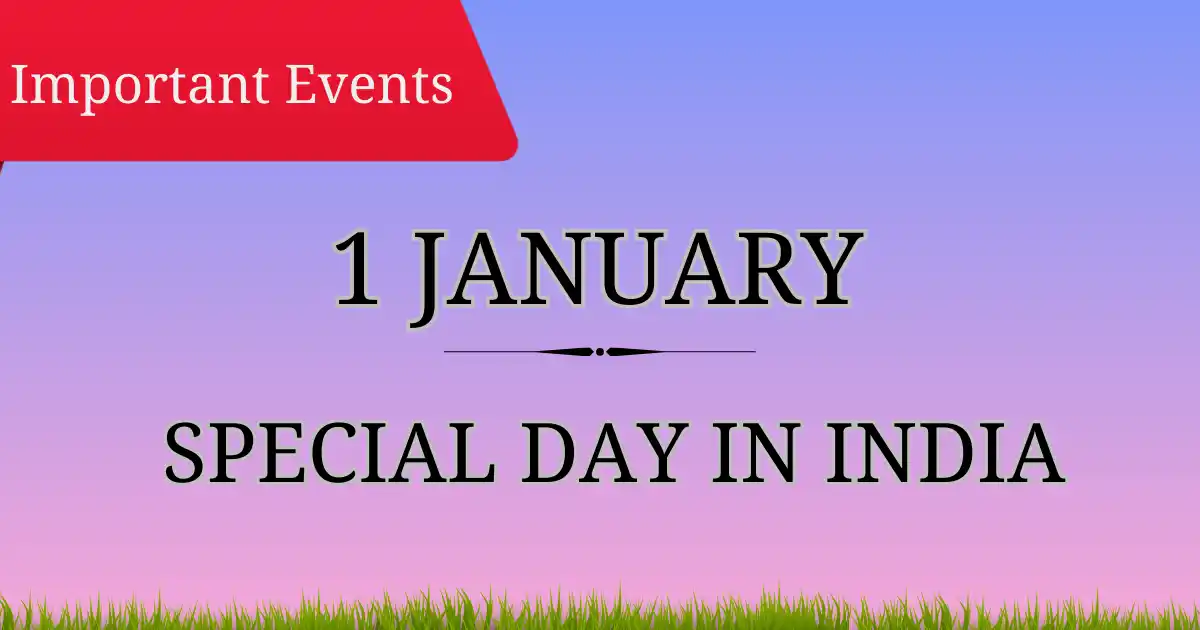 1 january special day in india